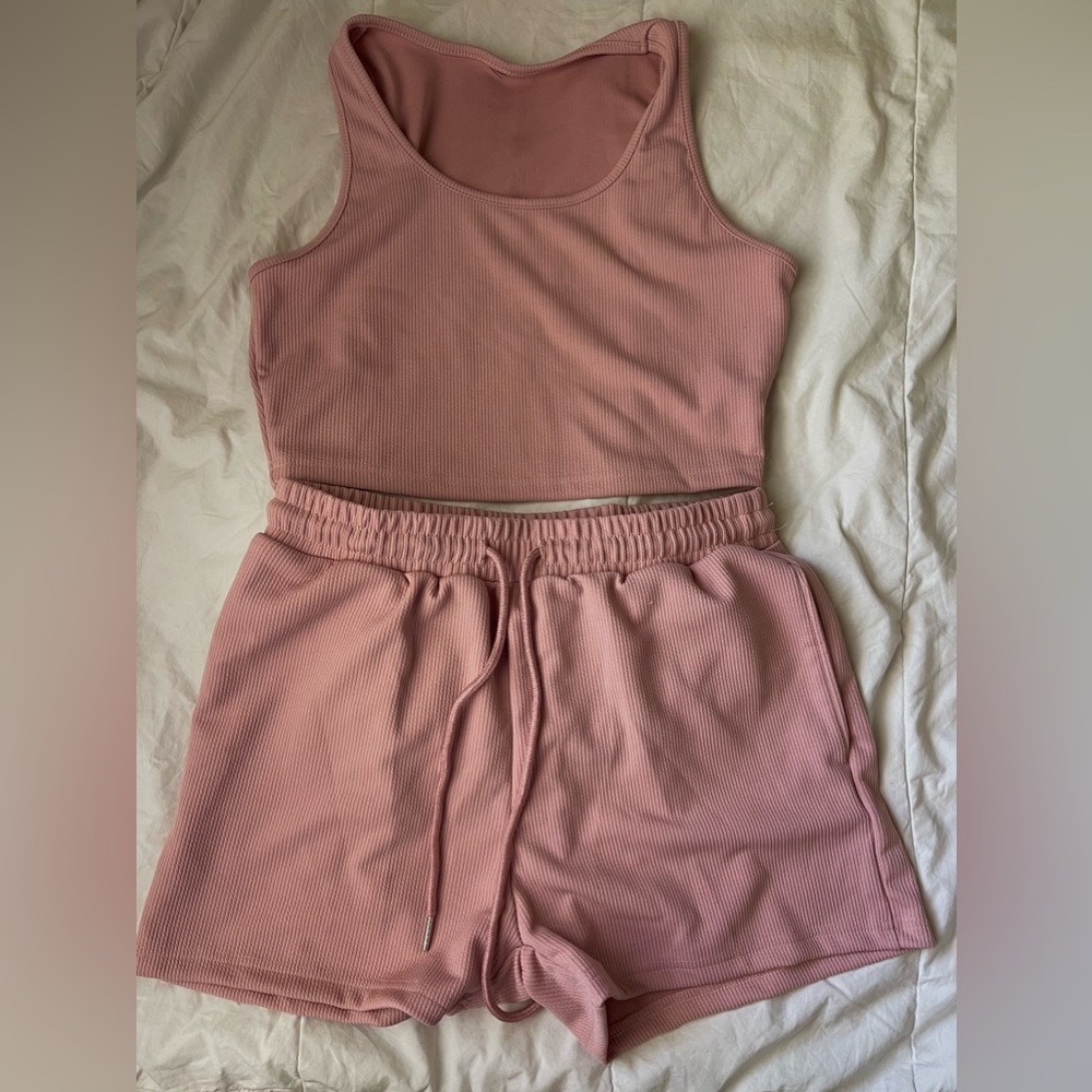 Pink matching set
